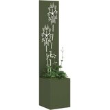 Privatnost u vrtu Cvjetni Maslinovo zelena 32 x 150 cm | Eponuda.com