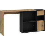 Modern Living Pisalna Miza Corner 2, Barva Hrasta, Antracit | Shoptok.si
