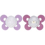 Chicco duda physio silikon 16-36m+ 2/1 0%BPA roza comfort, ljubičasta | Eponuda.ba