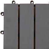  Pločice za decking 30 pcs Siva 30 x 30 cm Acacijsko drvo | Eponuda.com