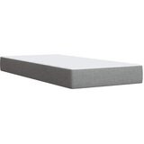  Okvir kreveta s oprugama i madrac svjetlosivi 80x200cm tkanina | shoptok.hr