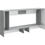  Konzolna stolica Prugasti Sivi Sonoma 155 x 29 x 74 cm | shoptok.hr