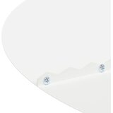  Pogodno za ravni drveni prsten Bijelo Ø60 / 90 cm Čelik | shoptok.hr