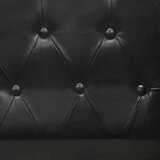  Fotelj črn iz pravega usnja, (20929382) | Shoptok.si