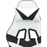  Okretna igraća stolica bijelo-crna od umjetne kože | shoptok.hr