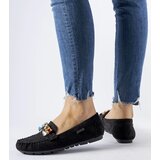 Gemre Black loafers with decorative embellishments Fusco | shoptok.hr
