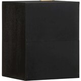 vidaXL Kopalniška viseča omarica črna 38x33x48 cm inženirski les | Shoptok.si