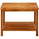  Stolić za kavu 60 x 60 x 45 cm od masivnog bagremovog drva | shoptok.hr