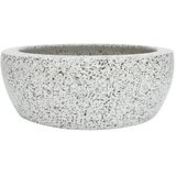 Nadgradni umivaonik sivi okrugli Φ 41 x 14 cm keramički | shoptok.hr