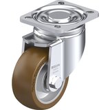 Blickle Vrtljivo kolo iz jeklene pločevine LH-ALB, kolo s Ø 100 mm, nosilnost 400 kg, mere ploščice 100 x 85 mm | Shoptok.si