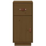  Komoda smeđa boja meda 34 x 40 x 75 cm od masivne borovine | shoptok.hr