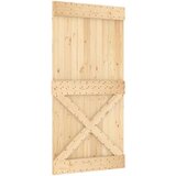  Klizna vrata s priborom za montažu 100x210 cm masivna borovina | shoptok.hr