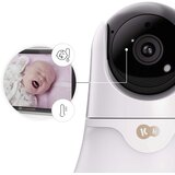 Kinderkraft NITEEYE GLOW bežični baby monitor s noćnim svjetlom, White | shoptok.hr