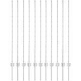 vidaXL Ograde stubovi 22 kom U-kanal 120 cm Galvanizirani čelik | shoptok.hr