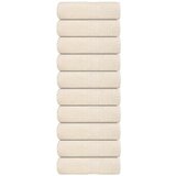 vidaXL Brisače 10 kos krem 30x30 cm 360 gsm 100% bombaž | Shoptok.si