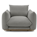 Bobochic Paris Siva fotelja Ernest – | shoptok.hr