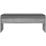 Klupa za hodnik s jastukom Siva Sonoma 103 x 38 x 40 cm Slike