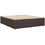  Okvir za krevet bez madraca smeđesivi 200x200 cm od tkanine | shoptok.hr