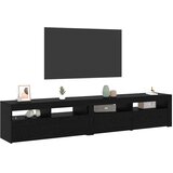 TV ormar 2 pcs Crni hrast 210 x 35 x 40 cm Konstruirano drvo | shoptok.hr