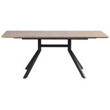 Livetastic Raztegljiva Miza Jax, Barva Hrasta, Črna, 150-190x90 | Shoptok.si