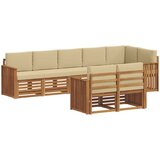  Set vanjskih sofa 8 kom. Prirodna i bež Poliester | shoptok.hr