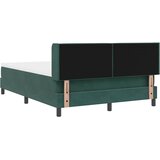  Krevet s opruga kutije Tamnozelena 200 x 140 cm Baršun | shoptok.hr