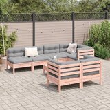  8-dijelni set vrtnih sofa s jastucima masivno drvo duglazije | Eponuda.ba