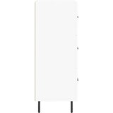 vidaXL Komoda bela 34,5x34x90 cm inženirski les | Shoptok.si