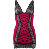 Cottelli Ekskluzivna čipkasta in čipkasta obleka (rdeča in črna) | Shoptok.si