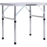  Sklopivi stol za kampiranje bijeli aluminijski 60 x 45 cm | shoptok.hr