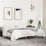  Okvir za krevet crni 180 x 200 cm konstruirano drvo i metal | shoptok.hr