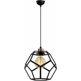 Opviq lights Crna/u brončanoj boji viseća svjetiljka s metalnim sjenilom ø 26 cm Degirmen –
