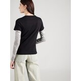 Guess Majica roza / pastelno roza / crna / bijela | shoptok.hr