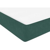 Box Spring krevet s madracem tamno zeleni 180x220 cm baršun | shoptok.hr