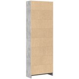  Regal za knjige boja betona 60x24x176 cm konstruirano drvo | Eponuda.com