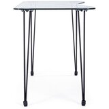 BIZZOTTO Radni stol sa staklenom pločom stola 60x120 cm Rondo – | shoptok.hr