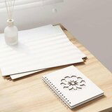 vidaXL Dekorativni paneli 50 pcs Bela 30 x 30 x 0.3 cm Konstruiran les | Shoptok.si