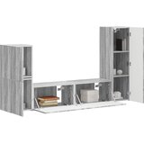  4-dijelni set TV ormarića sivog sonome konstruirano drvo | shoptok.hr