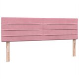  s oprugama i madracem LED ružičasti 160x210 cm baršunasti | shoptok.hr