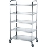  Servirni Voziček s 5 Policami, 905x585x1545mm | Shoptok.si