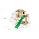 Fungoo set MOONLIGHT s toboganom - drveno dječje igralište | shoptok.hr