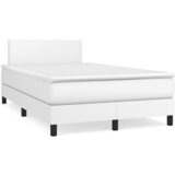 Maison Chic Box spring postelja - Vzmetna postelja z vzmetnico bel 120x200 cm umetno usnje SL19539, (21893929) | Shoptok.si