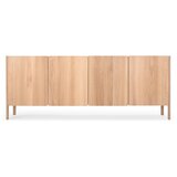 Gazzda Komoda od punog hrasta u prirodnoj boji 220x85x42 cm Dvor – | shoptok.hr