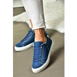 Fox Shoes P404008210 Navy Blue Denim Fabric Women's Sports Shoes Sneakers cene