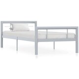  Za krevet sivo-bijeli metalni 90 x 200 cm Cijene