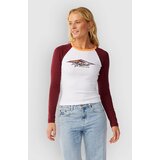 Rip Curl Island Dreams Raglan Long Sleeve T-Shirt white Cene