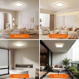  Brilagi - ULTRA SLIM LED svetlo za kupatilo 24W/230V 42x42 cm, zlatno, IP54 | Eponuda.com