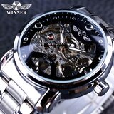Winner Moška Ura SK-2601 - Črna / Srebrna | Shoptok.si
