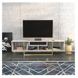 HANNAH HOME TV komoda Asal 150 Zlatno-Bijela | Eponuda.ba