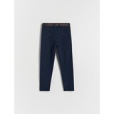 Reserved - Chino hlače s remenom - mornarsko plava | shoptok.hr
